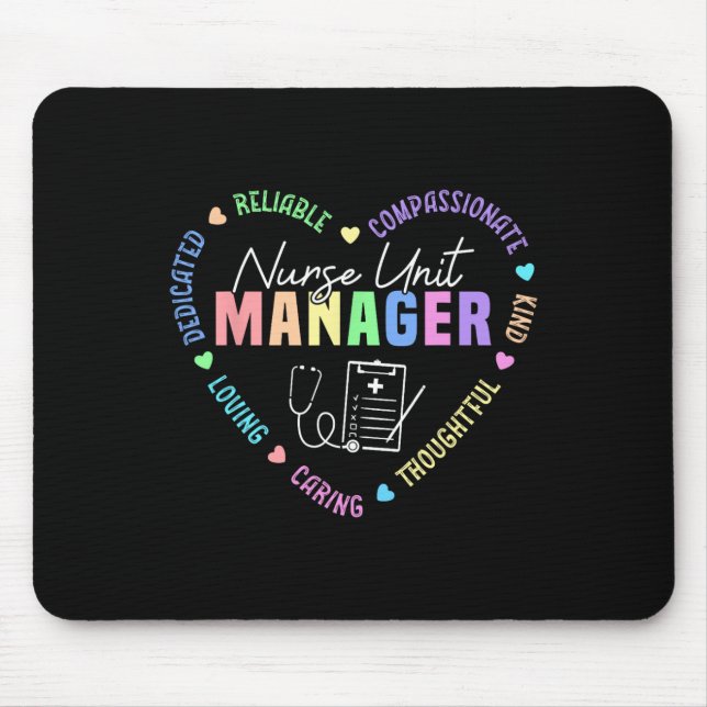 Nurse Unit Manager Appreciation  Mouse Mat (Front)