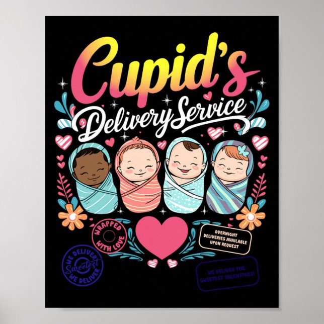 Nurse Valentine Cuds Delivery Service Labor And  Poster (Front)