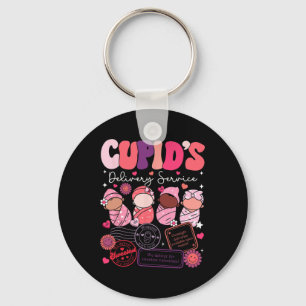 Nurse Valentine Cupid's Delivery Service Labour An Key Ring