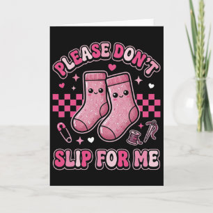 Nurse Valentine Non Slip Socks  Card