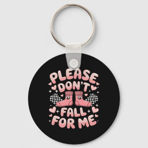 Nurse Valentine Non Slip Socks Please Don't Fall F Key Ring