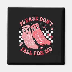 Nurse Valentine Non Slip Socks Please Don't Fall F Magnet