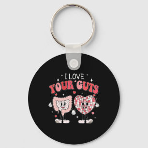 Nurse Valentine's Day Shirt I Love Your Guts Valen Key Ring