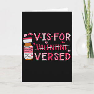 Nurse Valentines Day V Is For Versed Nurse Life Wo Card
