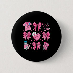 Nurse Valentines Day Valentine Er Icu Nicu Rn Nurs 6 Cm Round Badge