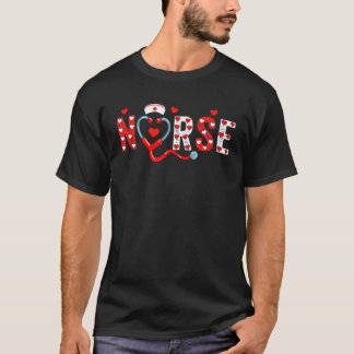 Nurse Valentines Day Valentine Scrubs For Women T-Shirt