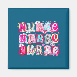 Nurse Valentines Stethoscope Valentine Nursing Gir Magnet