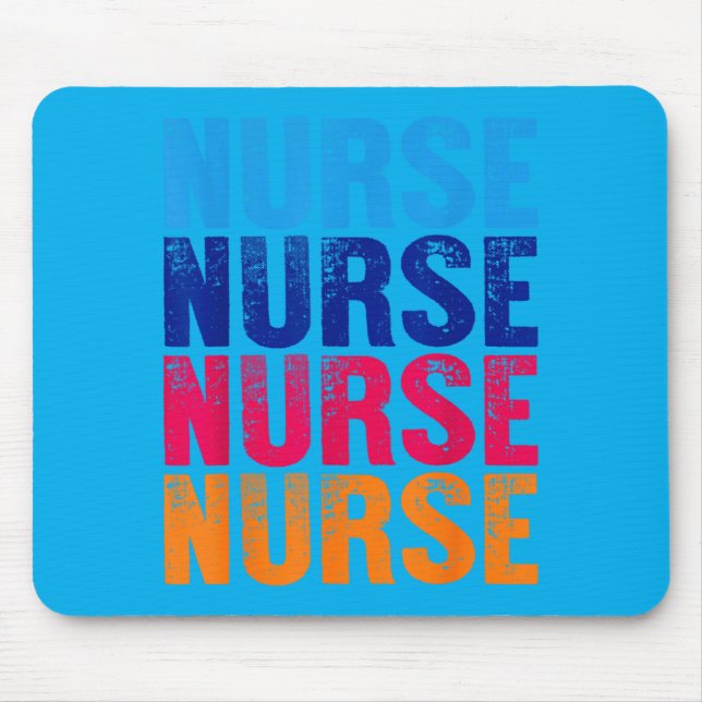 Nurse Vintage Style Mouse Mat (Front)