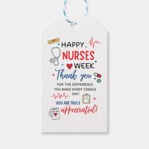 Nurse Week Sign Printable Appreciation Nurse Thank Gift Tags