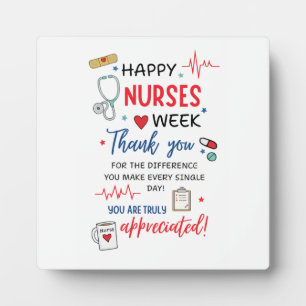 Nurse Week Sign Printable Appreciation Nurse Thank Plaque