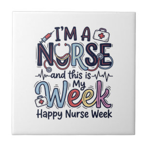 Nurse Week Vintage Typography Shirt Design_1 Tile