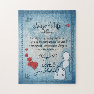 Nurse Wife Gift Letter To Wife From Husband Jigsaw Puzzle