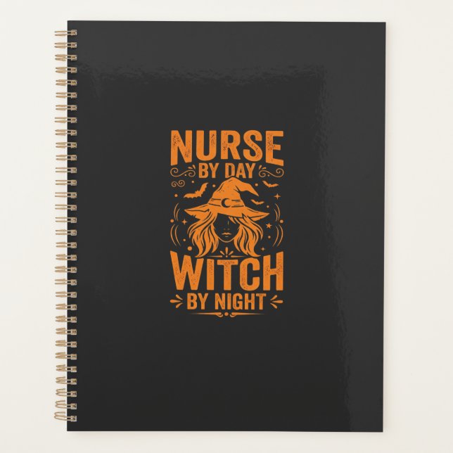 Nurse Witch Halloween Design Planner (Front)