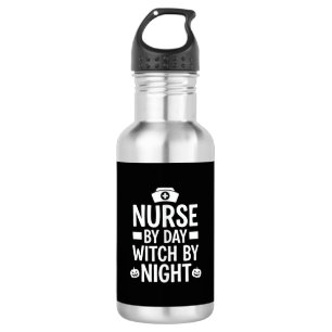 Nurse Witch Halloween Vector Design_1 532 Ml Water Bottle