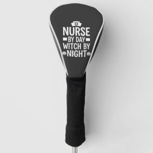 Nurse Witch Halloween Vector Design_1 Golf Head Cover