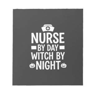 Nurse Witch Halloween Vector Design_1 Notepad