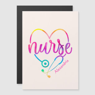 "Nurse" with Heart-Shaped Stethoscope
