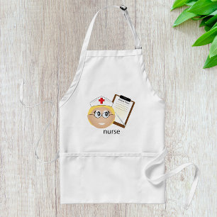 Nurse with Medical Clipboard and Thermometer Standard Apron