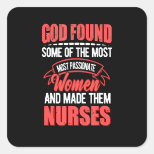 Nurse World Nurse Day Week Square Sticker