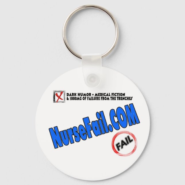 NurseFail.com Key Chain (Front)