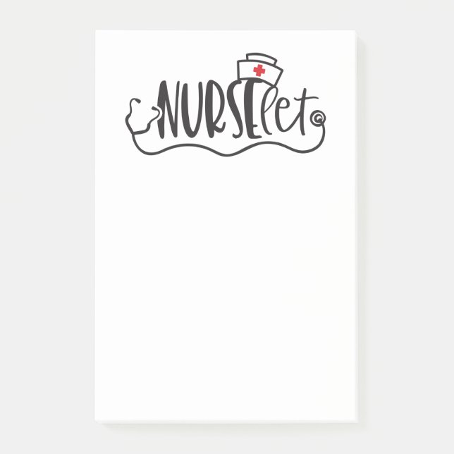 Nurselet Nursing Student Nurse Post-it Notes (Front)