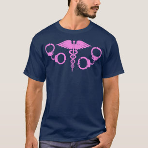 Nurseon left Chest Correctional Nurse T-Shirt