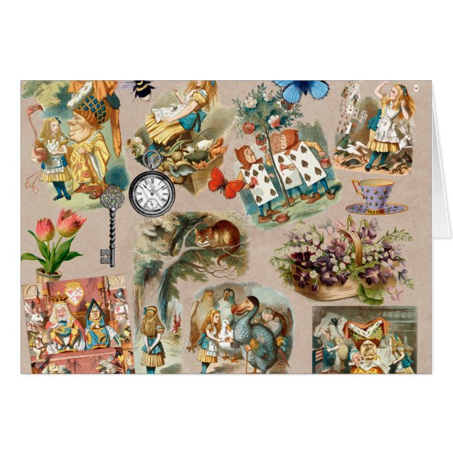  Nursery Alice Colourful 1800s Classic Wonderland  (Front Horizontal)