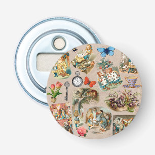 Nursery Alice Colourful 1800s Classic Wonderland Bottle Opener