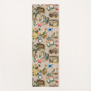  Nursery Alice Colourful 1800s Classic Wonderland  Yoga Mat