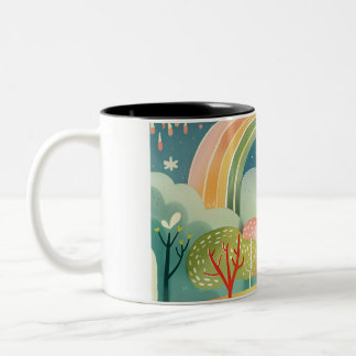 Nursery Art Design Two-Tone Coffee Mug