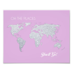 Nursery Art Oh the Places You'll Go Artwork Photo Print