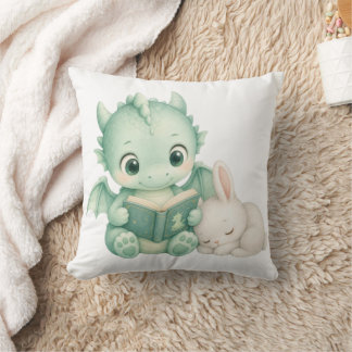 Nursery Baby Dragon Reading Book Kids Cushion