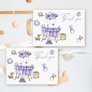 Nursery baby shower - Thank You Card