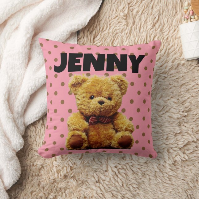  NURSERY CHILDS ROOM PERSONALIZED BEAR PILLOWS (Blanket)