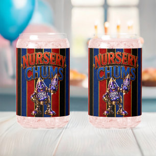 Nursery chums/kitchen/party accessories/blueberry can glass