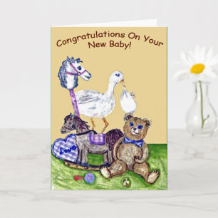 Nursery Congratulations On Your New Baby  Card