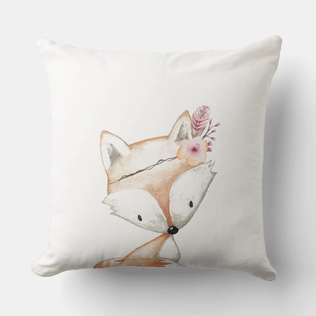 Nursery Cushion - Tribal Fox (Front)