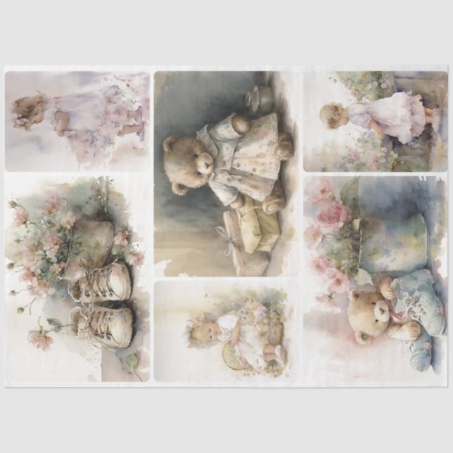 Nursery Days Tissue Paper (Front)