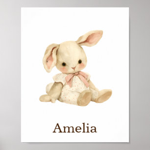 Nursery Decor Toy Animal Baby Girl Bunny Rabbit