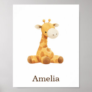 Nursery Decor Toy Animal Giraffe Gender Neutral