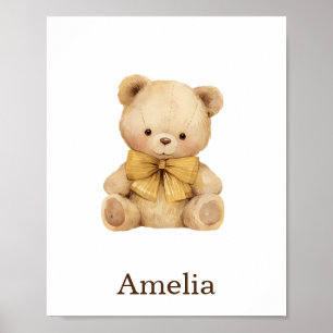 Nursery Decor Toy Animal Teddy Bear Gender Neutral