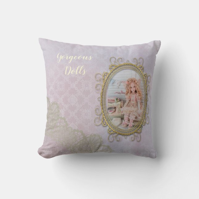 Nursery Decorative Pillows for Girl (Front)