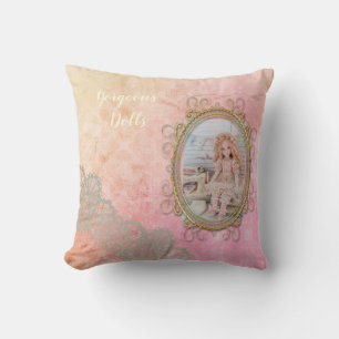 Nursery Decorative Pink Pillows for Girl