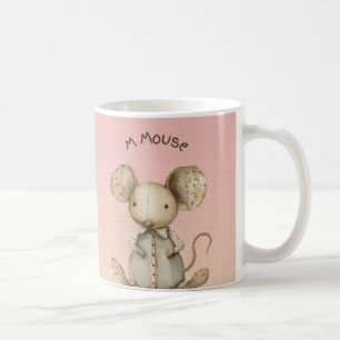 Nursery Design: Adorable Mouse & 'M' Mouse Accent Coffee Mug