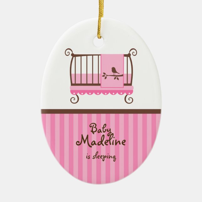 Nursery Door Hanger Ceramic Tree Decoration (Front)