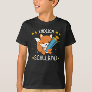 Nursery Fox School Children School Bag Sweet T-Shirt