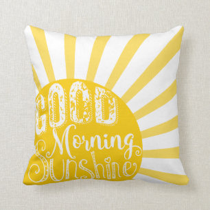 Nursery good morning sunshine pillow newborn decor