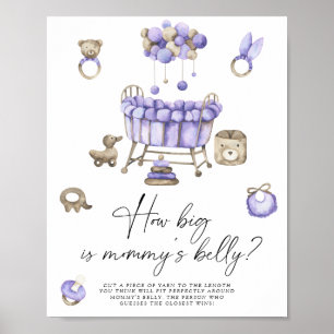 Nursery - how big is mummy's belly game  poster