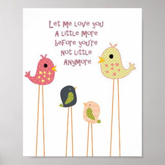 Nursery Little Bird Wall Art