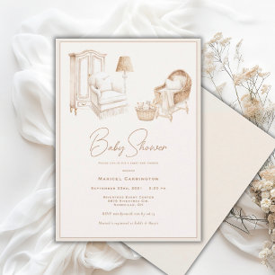 Nursery Neutral Baby Shower Invitation